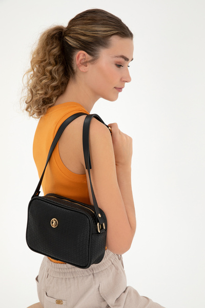 U.S. Polo Assn. Kadın Siyah Çapraz Çanta 50293694-VR046