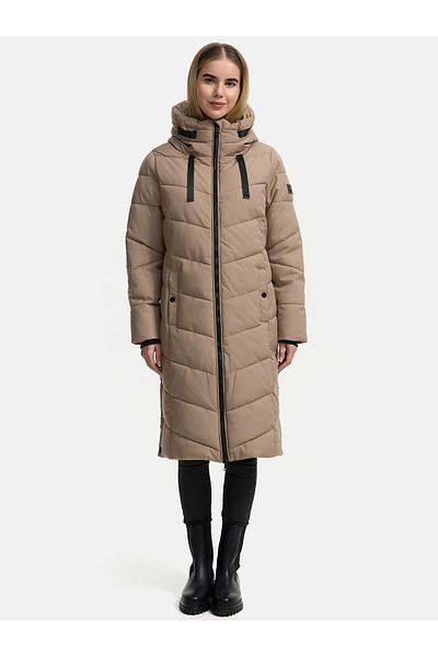 Navahoo Schmatzibaer Lange Damen Winter Steppjacke N009