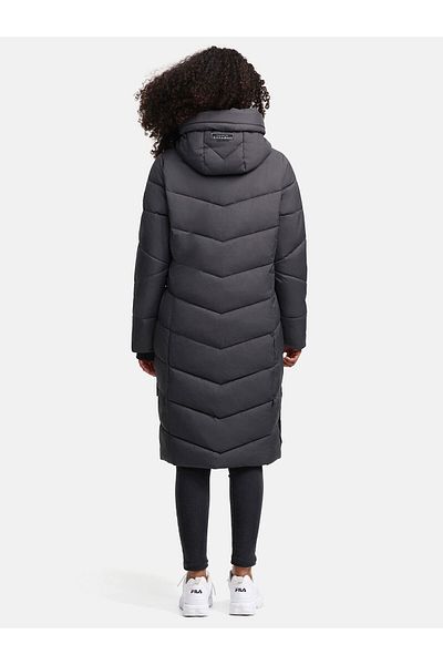 Navahoo Schmatzibaer Lange Damen Winter Steppjacke N009
