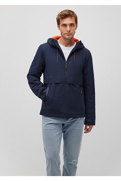 Mavi Μπουφάν με κουκούλα Navy Blue Slim Fit 0110268 -86623
