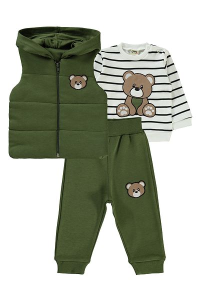 Civil Baby 6-18 Months Baby Boy Khaki Suit Set
