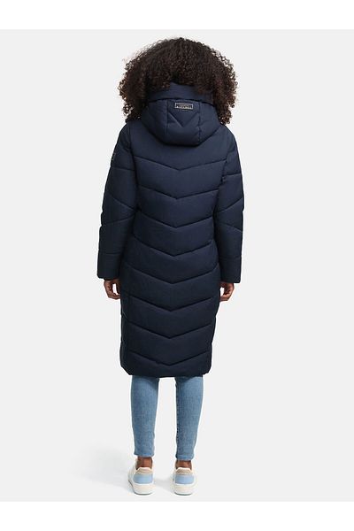 Navahoo Schmatzibaer Lange Damen Winter Steppjacke N009