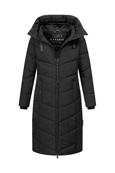Navahoo Schmatzibaer lange Damen Winter Steppjacke N009