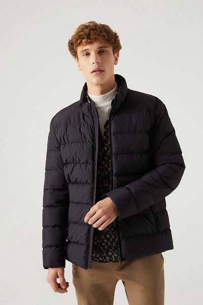 Twn Παλτό Slim Fit Navy Blue