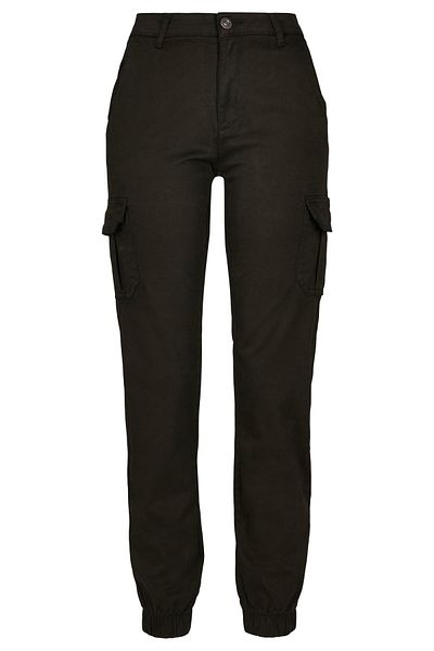 Urban Classics Damen Ladies High Waist Cargo Pants