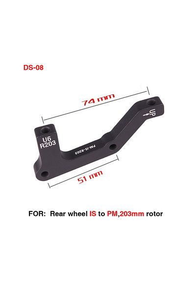 ZTTO 1pc Ds08 Only Ultralight Mtb Bike Disc Brake Bracket Is Pm A B To Pm A Disc Brake Mount Adapter