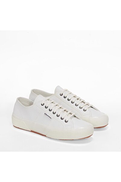 Superga 2750 Og Leather Unisex Beyaz Bileksiz Sneaker