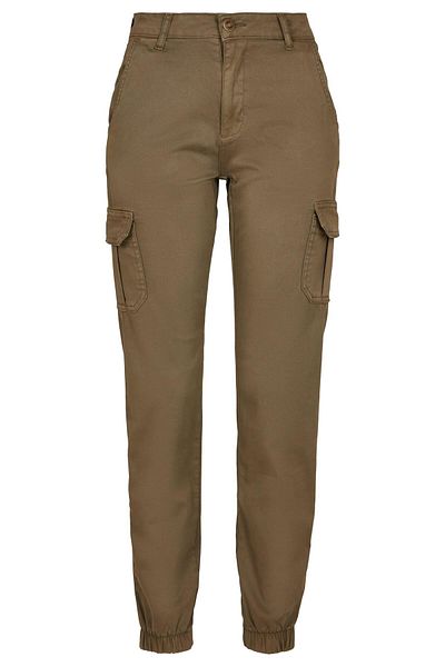 Urban Classics Damen Ladies High Waist Cargo Pants
