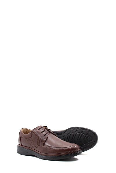 Ayakkabıhane Pantofi de zi cu zi pentru bărbați, maro, din piele naturală, la...