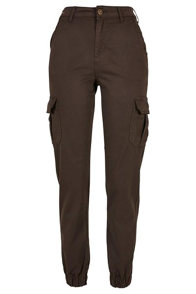 Urban Classics Damen Ladies High Waist Cargo Pants