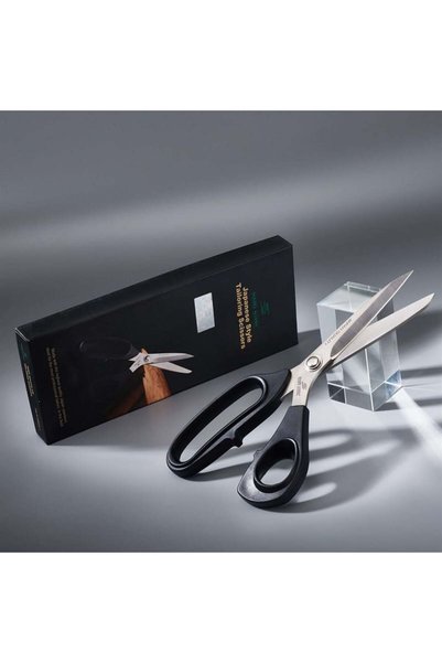 Hard Steel Japanese Style Plastic Handle Professional 10Inch Tailor's Scissors / Hs-K1100 (10)