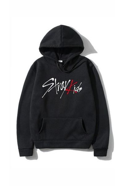 DEEFWEAR Hanorac cu glugă cu glugă cu imprimeu Stray Kids