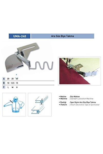 Genel Markalar Süs Biye Arabiye Aparatı 25x12mm / UMA-240