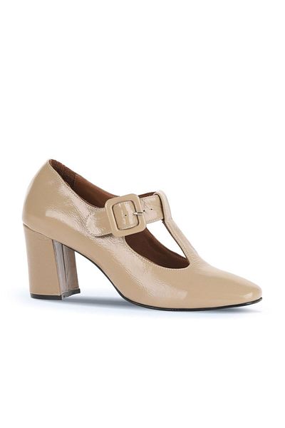 Bueno Shoes Дамски обувки на висок ток от норка с лачена кожа 01wd1000