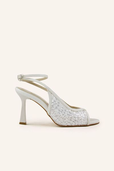 MARCATELLI Pantofi de mireasa Annabel din dantela alba