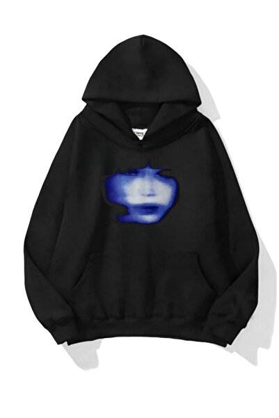 Carpe Blue Silüet 3 İplik Oversize Sweatshirt