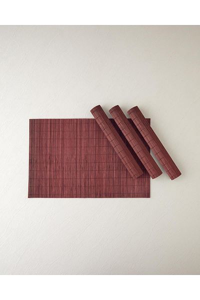 English Home Подложка за хранене Grove Bamboo, 4 части, 30 x 45