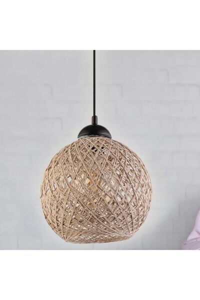 NcK Home Balle Sarkıt Top Hasır Avize SPLY-BALL