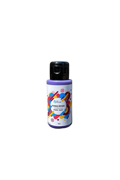 Piktura Sedefli Mor Renk Kumaş Boyası 120ml Simli