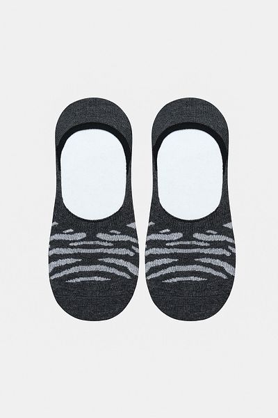 Penti Опаковка от 3 броя чорапи за балерини Leopard Mix Grey