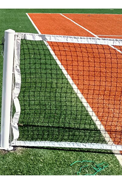 adelinspor Via Tenis Direği Sabit Ankrajlı Ve Gold Tenis File Seti