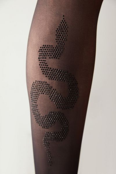 Penti Black Snake Schwarze Strumpfhosen