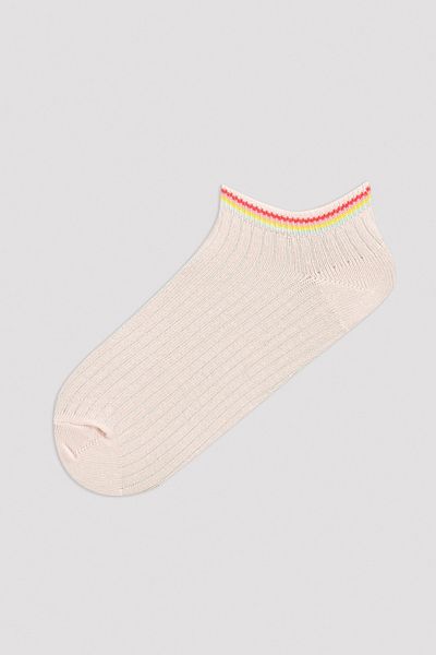 Penti Многоцветни момичешки чорапи на райета Basic 4 In1 Liner Socks