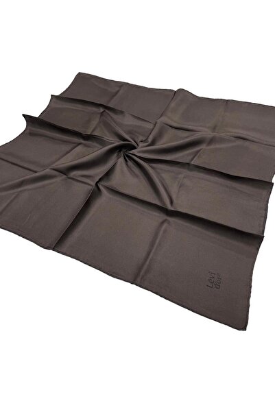 Levidor Прямий твіл шовковий шарф - гіркий кави