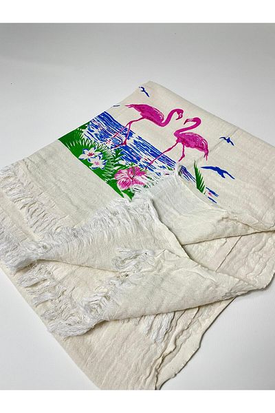 Sobe Hediyelik Flamingo Σχεδίαση 100% βαμβακερή μουσελίνα Peshtemal Πετσέτα θαλάσσης 100x180 Πετσέτα μπάνιου