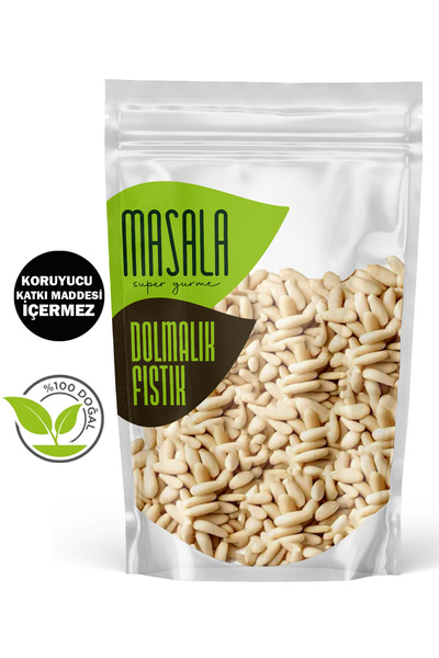 Super Gurme Masala Dolmalık Fıstık - Çam Fıstığı 50 g (Bergama) Pine Nuts (Pinus pinea)