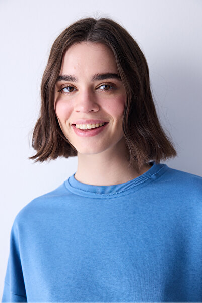 Penti Μπλε φούτερ FT Crop