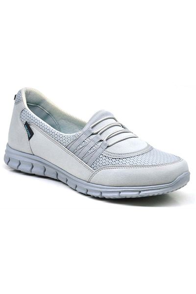 KİNG PAOLO King Paolo Z6104 Krakers Babet - Pantofi de damă gri deschis