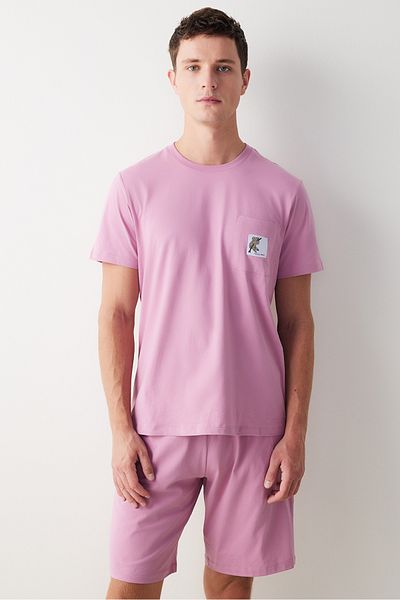 Penti Koala Lilac Pajama Set with Shorts