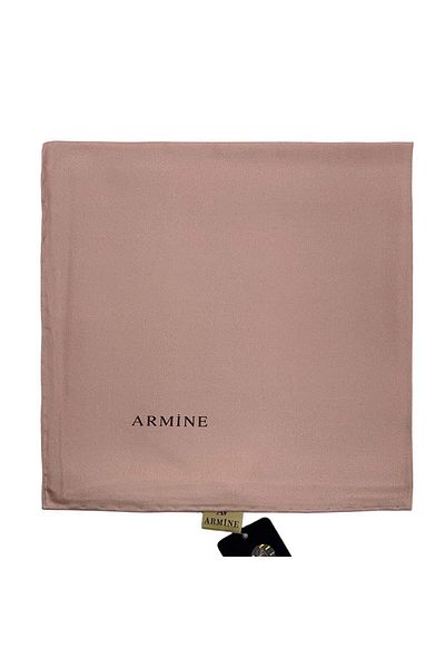 Armine Απλό Μεταξωτό Φουλάρι - 1377 Powder Twill