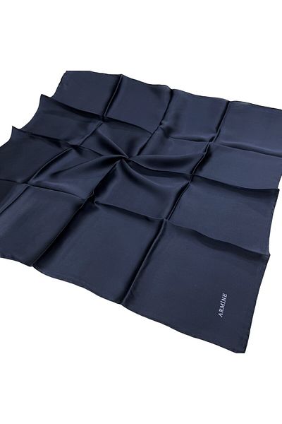 Armine Μασίφ μεταξωτό κασκόλ - 1088 Navy Blue Sura
