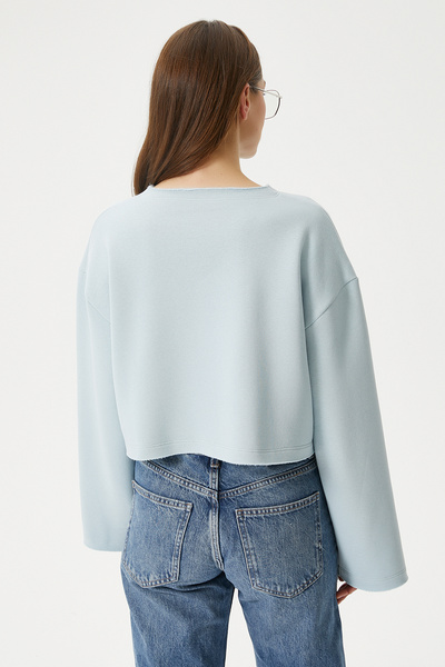 Ritnice Дамски суитшърт Vegas Blue с повдигнати крачоли