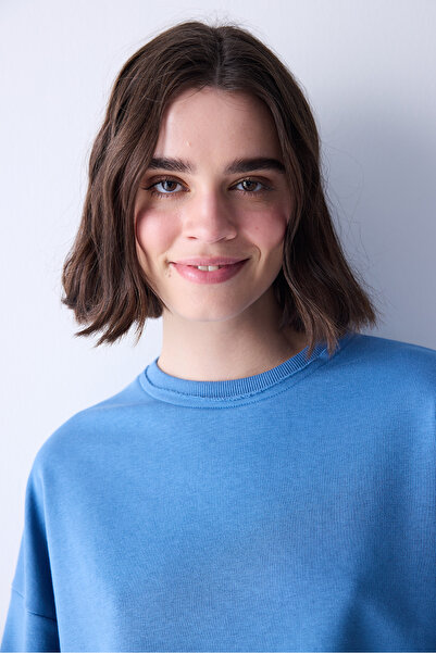 Penti Μπλε φούτερ FT Crop