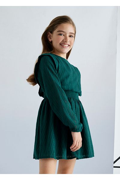 MAYORAL 7977 Rochie verde pentru fete