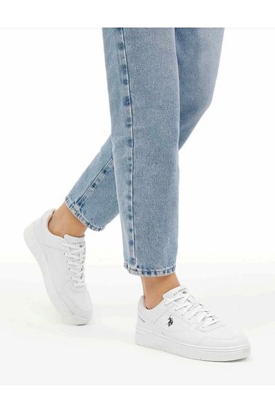U.S. Polo Assn. ΑΘΛΗΤΙΚΑ ΠΑΠΟΥΤΣΙΑ U.S. POLO LEE WHITE UNISEX SNEAKER