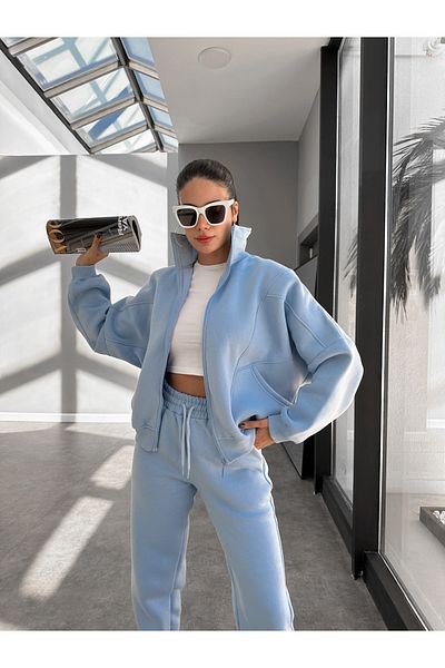 ESRAHELVACI Three Thread Raised Tracksuit Set