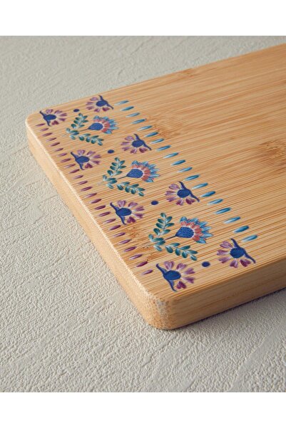 English Home Carnival Time Bamboo Cutting Board Pink 40X14 cm