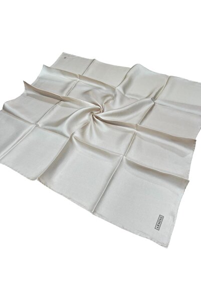 Armine Απλό μεταξωτό μαντήλι - 561 Soft Cream Twill
