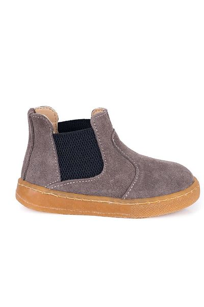Merli&Rose Boy's Chelsea Suede Boots Mink 112-10
