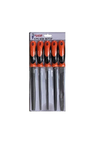Rico 012-RC2160 Profesyonel Eğe Seti 8" 5 Parça