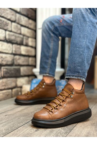 BOA BA0312 Ανδρικά Αθλητικά Μποτάκια - High Tan Μαύρα, Lace-Up