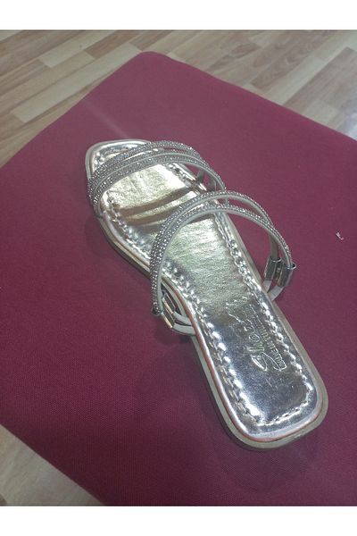 emin kundura Stone Detailed Women's Sandals