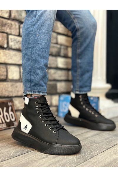 BESKAR Ba0155 Ανδρικά Αθλητικά Μποτάκια με ψηλή σόλα Ba0155
