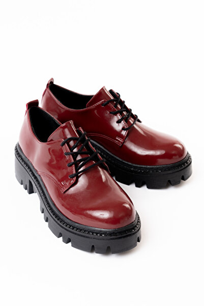 İNFON 868-754 Παπούτσια Loafer με ψηλή σόλα με κορδόνια