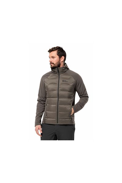 Jack Wolfskin Tasman down Hybrid (700 Goose Feather Filled) Men's Outdoor Coat Colorful