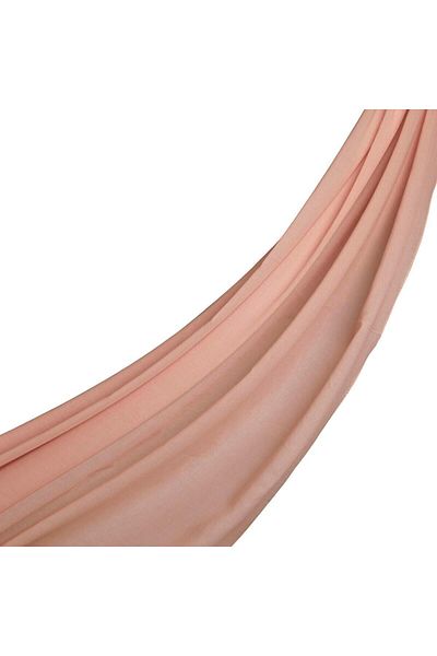 ipekevi Plain Cotton Shawl - Powder